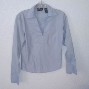 Xs New York & Co blouse light blue
